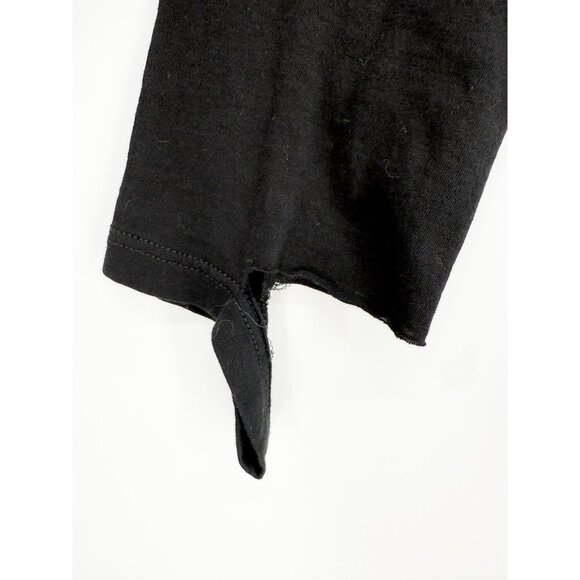 HELMUT LANG Black LSV Knit Fitted Top STYLE:SW-CS2228 M - Picture 6 of 10